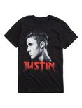 Justin Bieber Profile T-Shirt, BLACK, hi-res