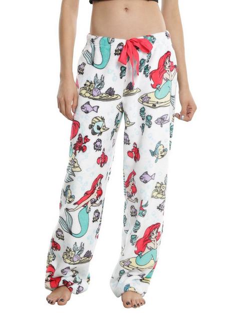 Disney The Little Mermaid Ariel Girls Fleece Pajama Pants Hot Topic
