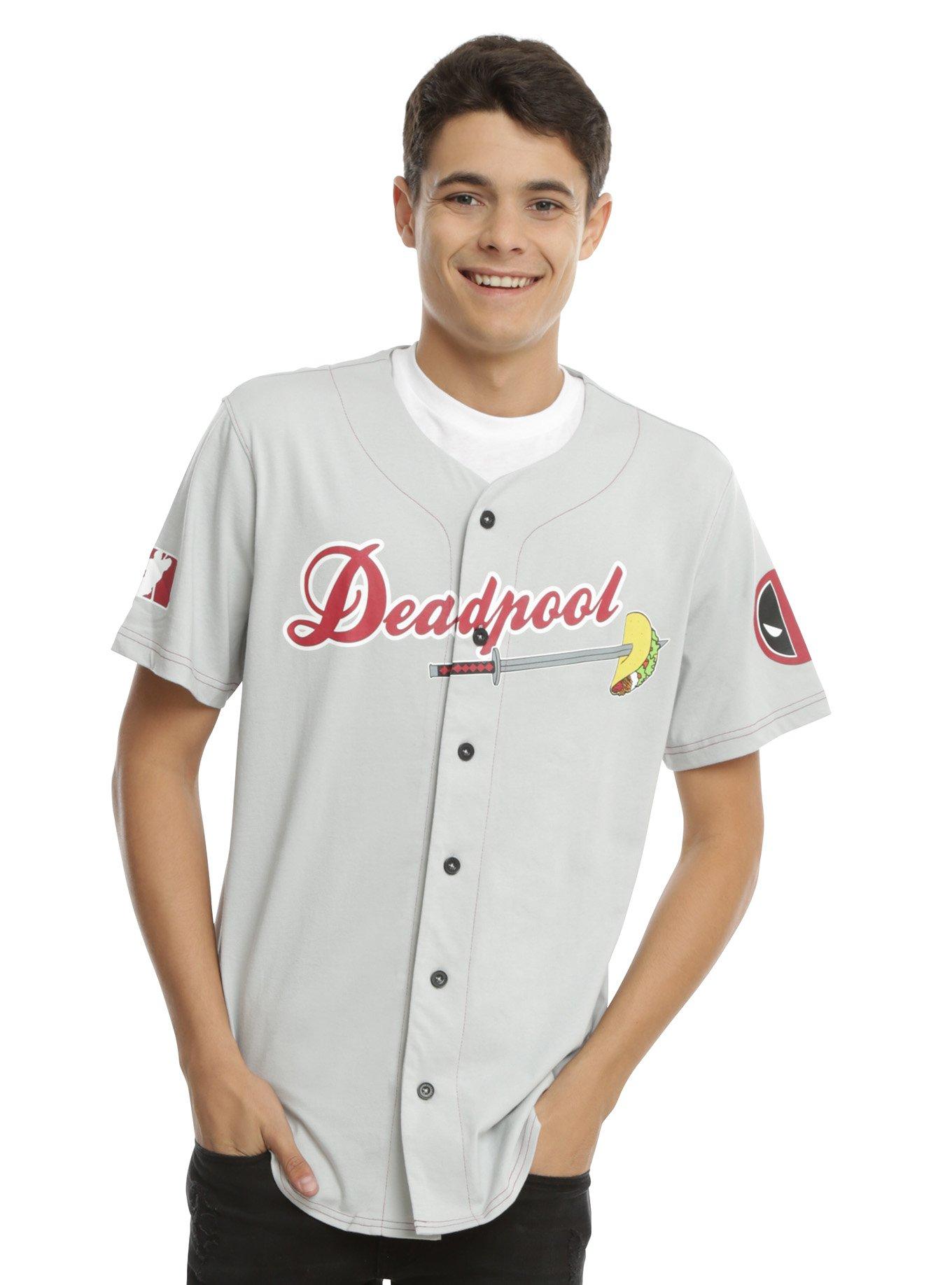 Marvel Deadpool Baseball Jersey | Hot Topic