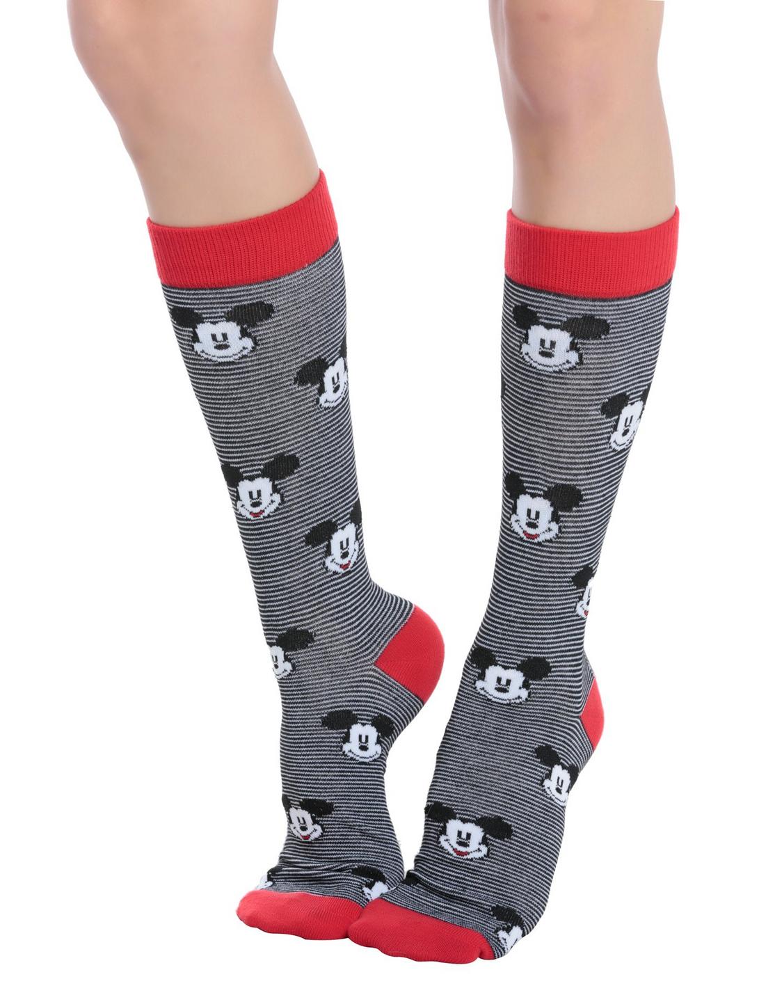 Disney Mickey Mouse Crew Socks, , hi-res