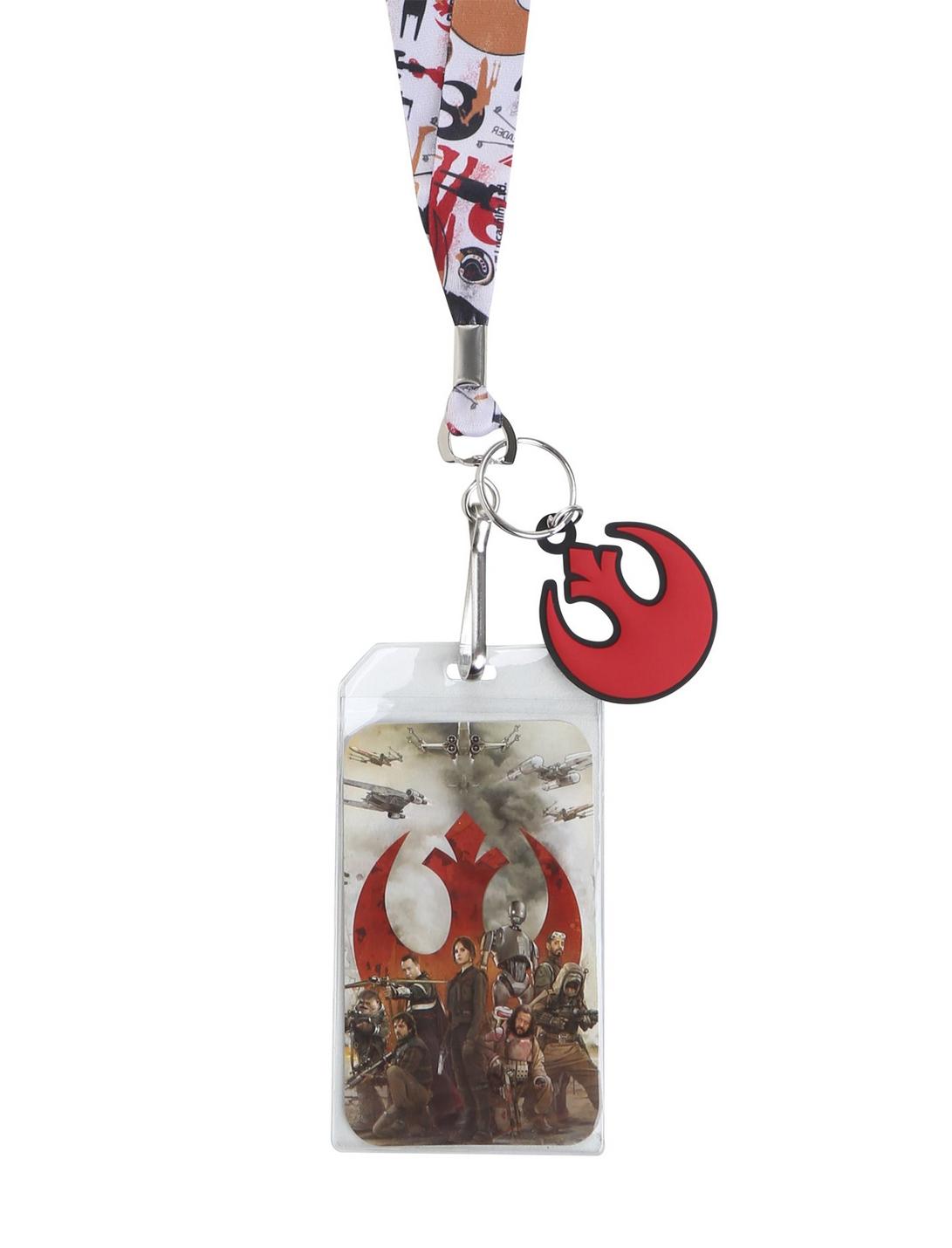 Loungefly Star Wars: Rogue One Red Squadron Lanyard, , hi-res