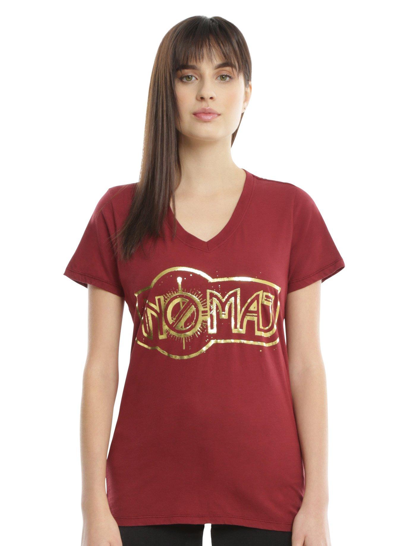 Fantastic Beasts And Where To Find Them No-Maj Girls T-Shirt, BURGUNDY, hi-res