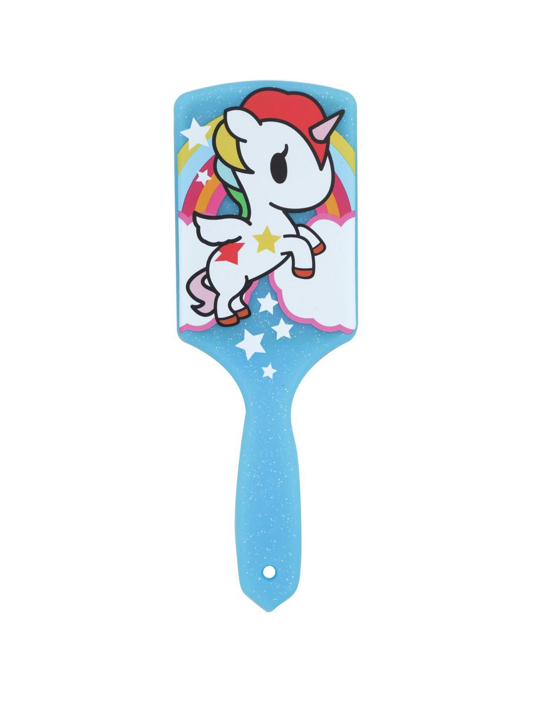 Tokidoki Unicorno Glitter Hair Brush, , hi-res