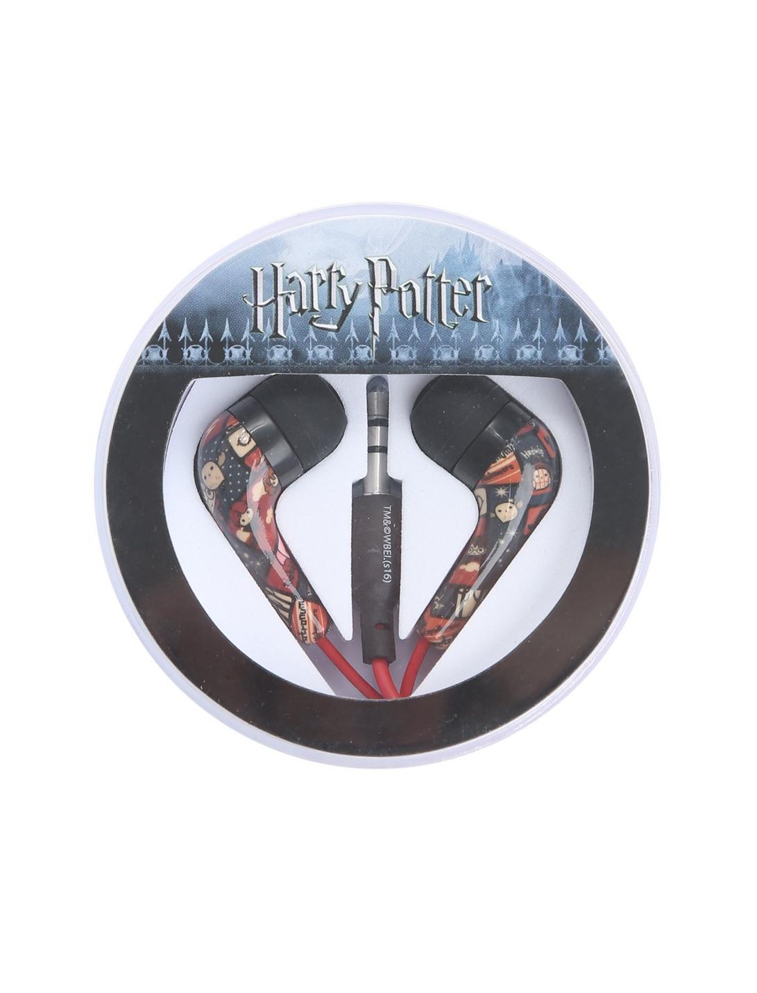 Harry Potter Chibi Print Earbuds, , hi-res