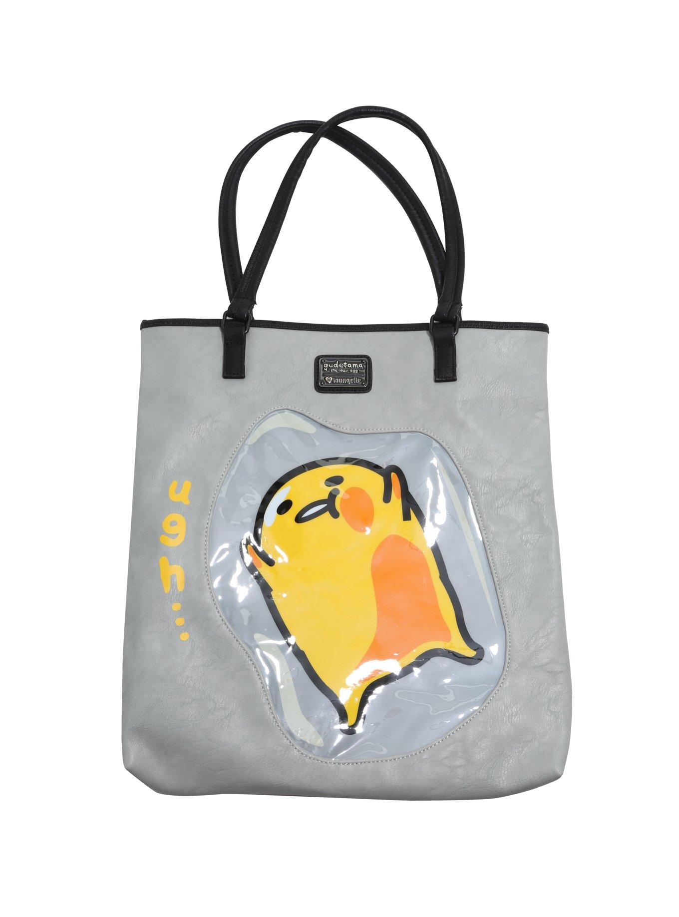 Loungefly Gudetama Grey Tote Bag Hot Topic