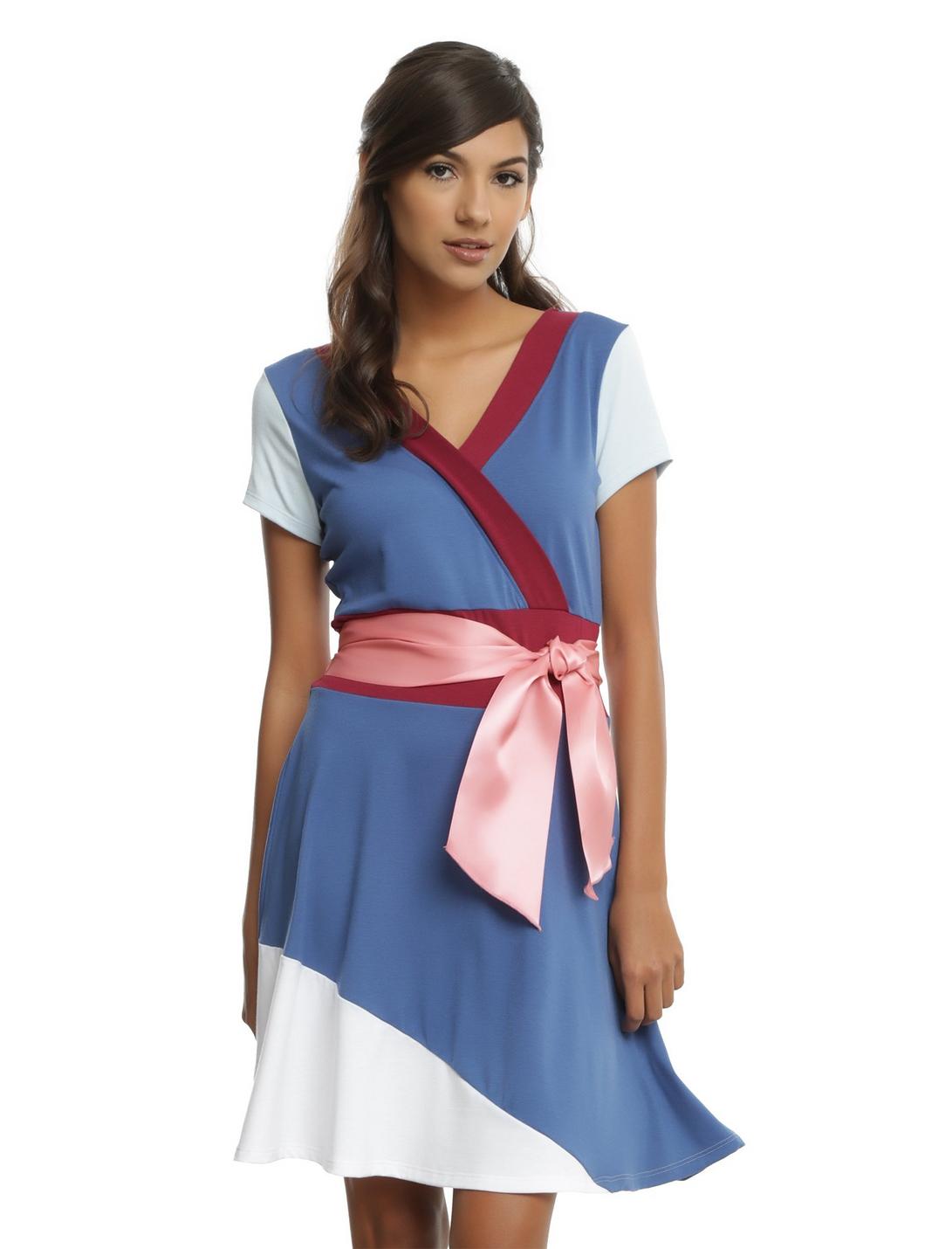 Disney Mulan Cosplay Dress, NAVY, hi-res