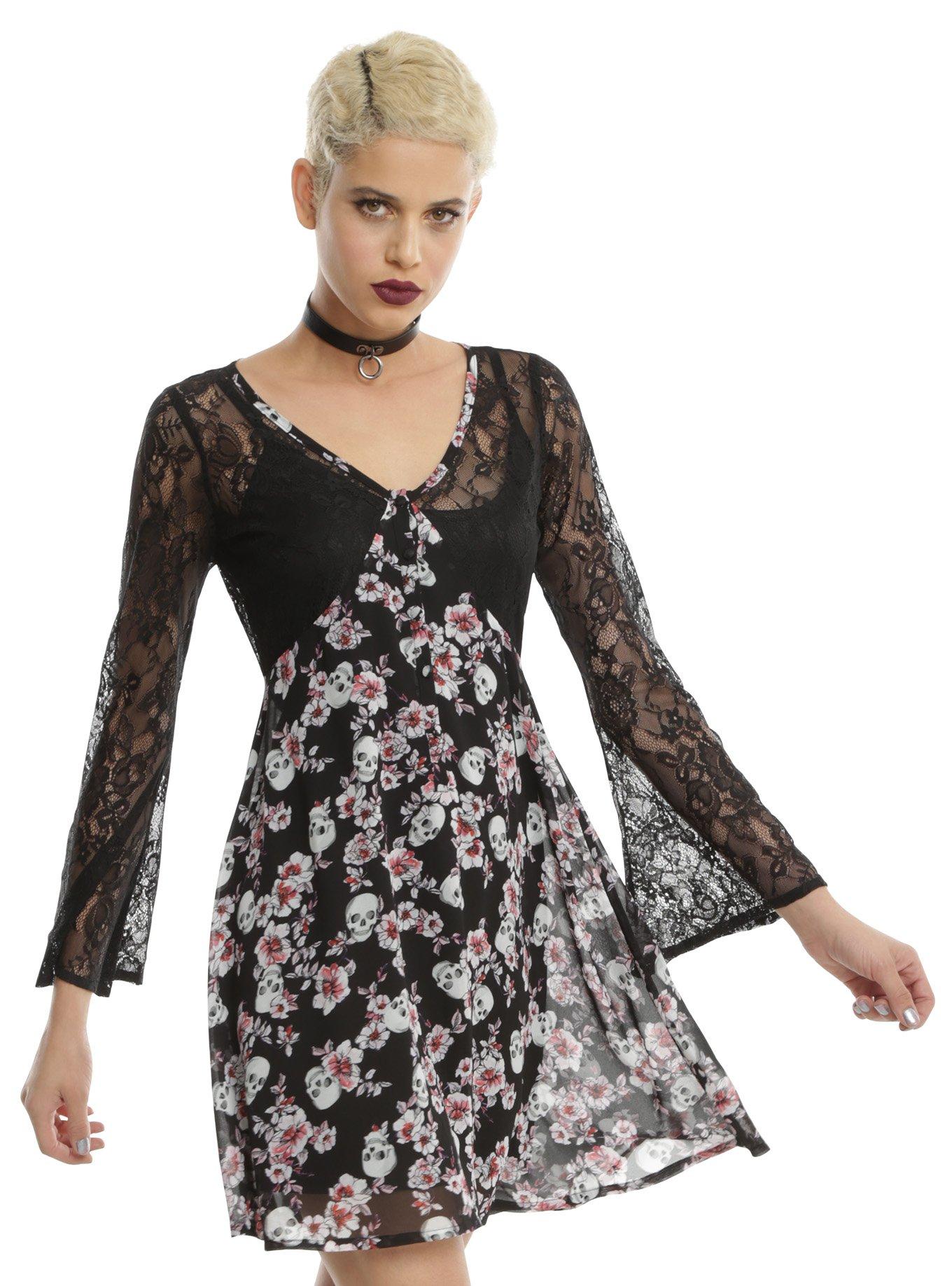 Hot topic skull dress hotsell