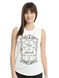 Disney Beauty And The Beast Girls Muscle Top, IVORY, hi-res