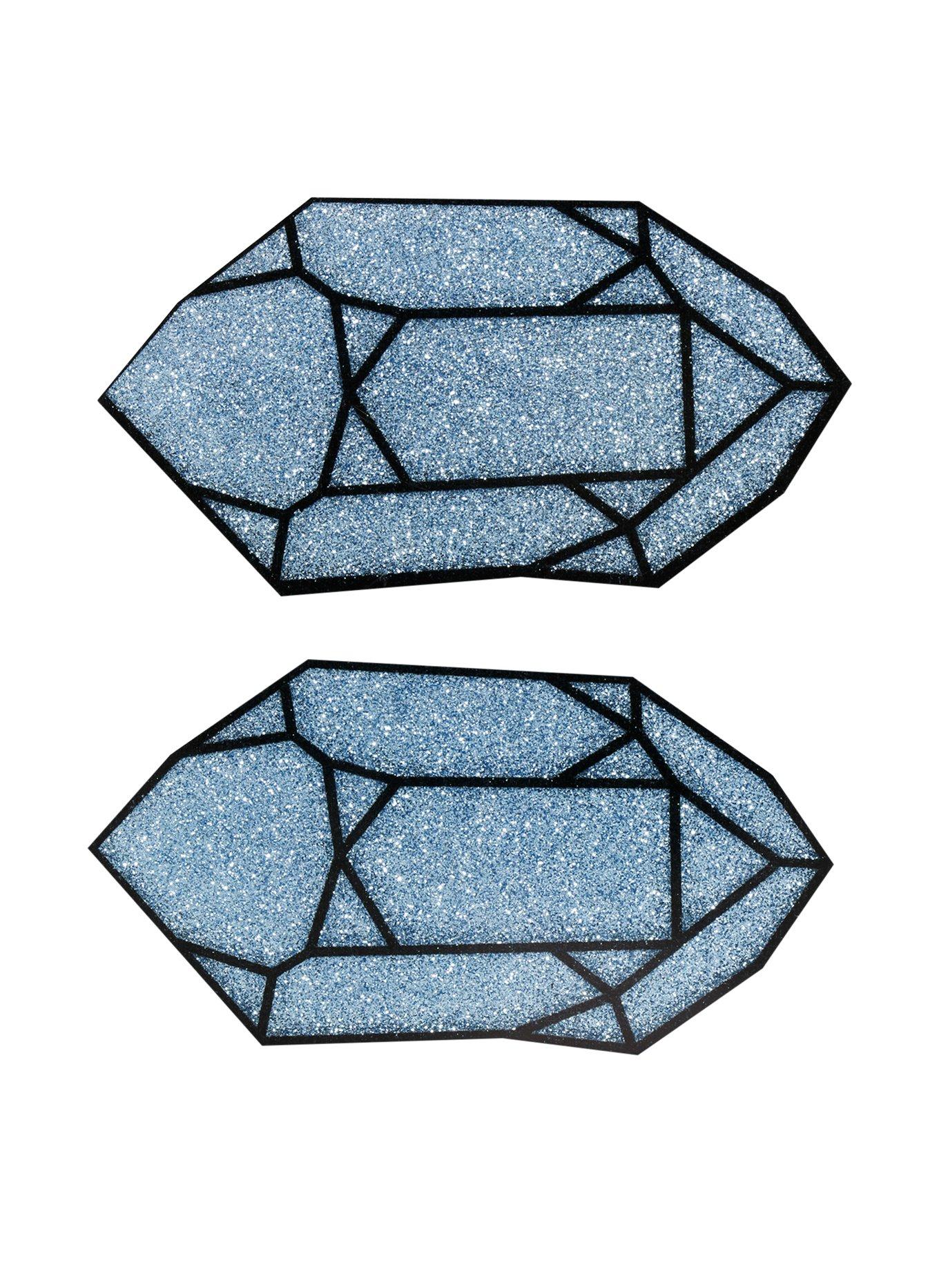 Blackheart Blue Diamond Hair Clip Set, , hi-res