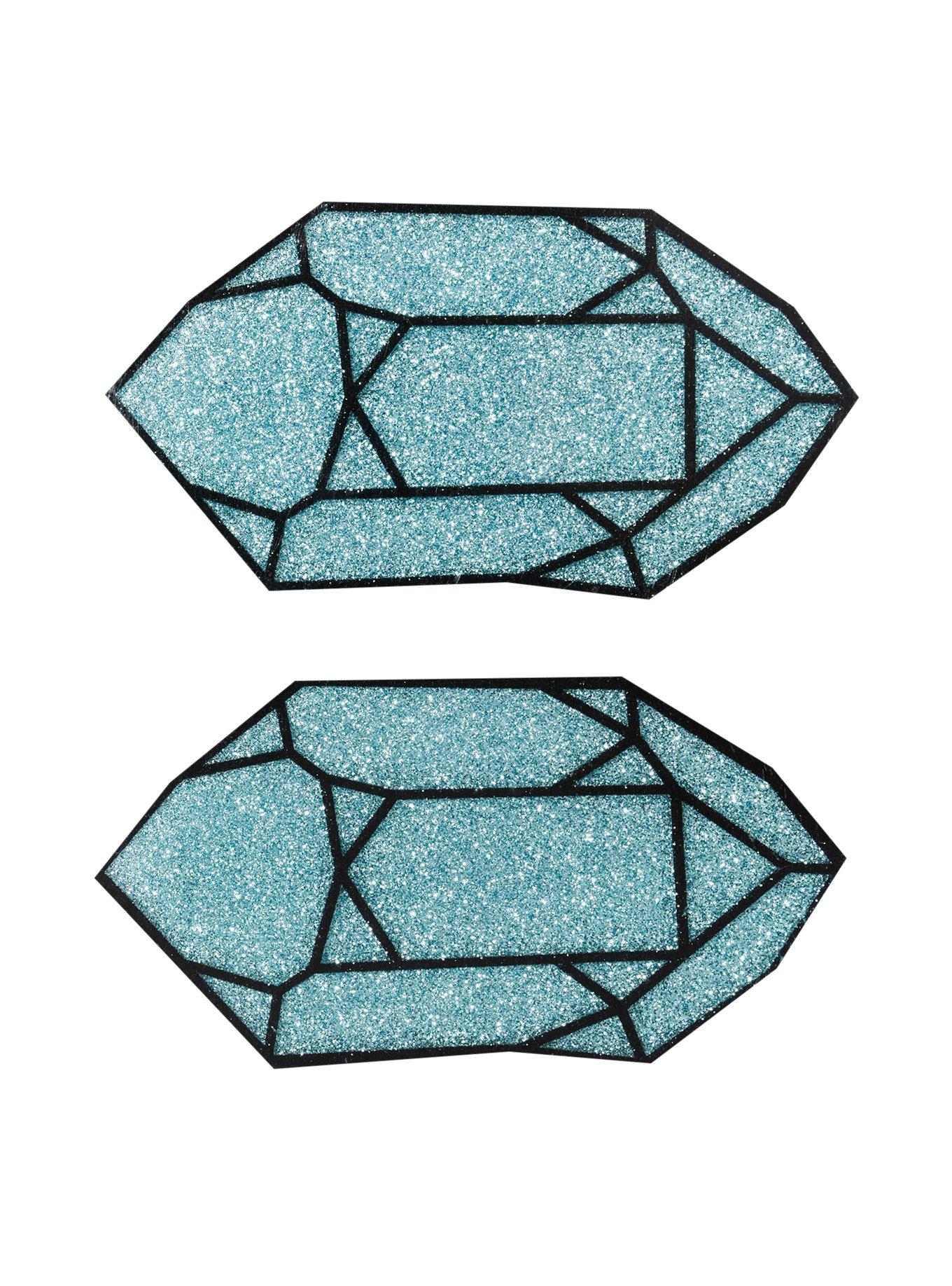 Blackheart Blue Diamond Hair Clip Set, , hi-res