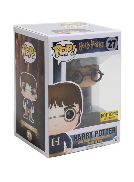 Funko Harry Potter Pop! Harry Potter (Sweater) Vinyl Figure Hot Topic ...