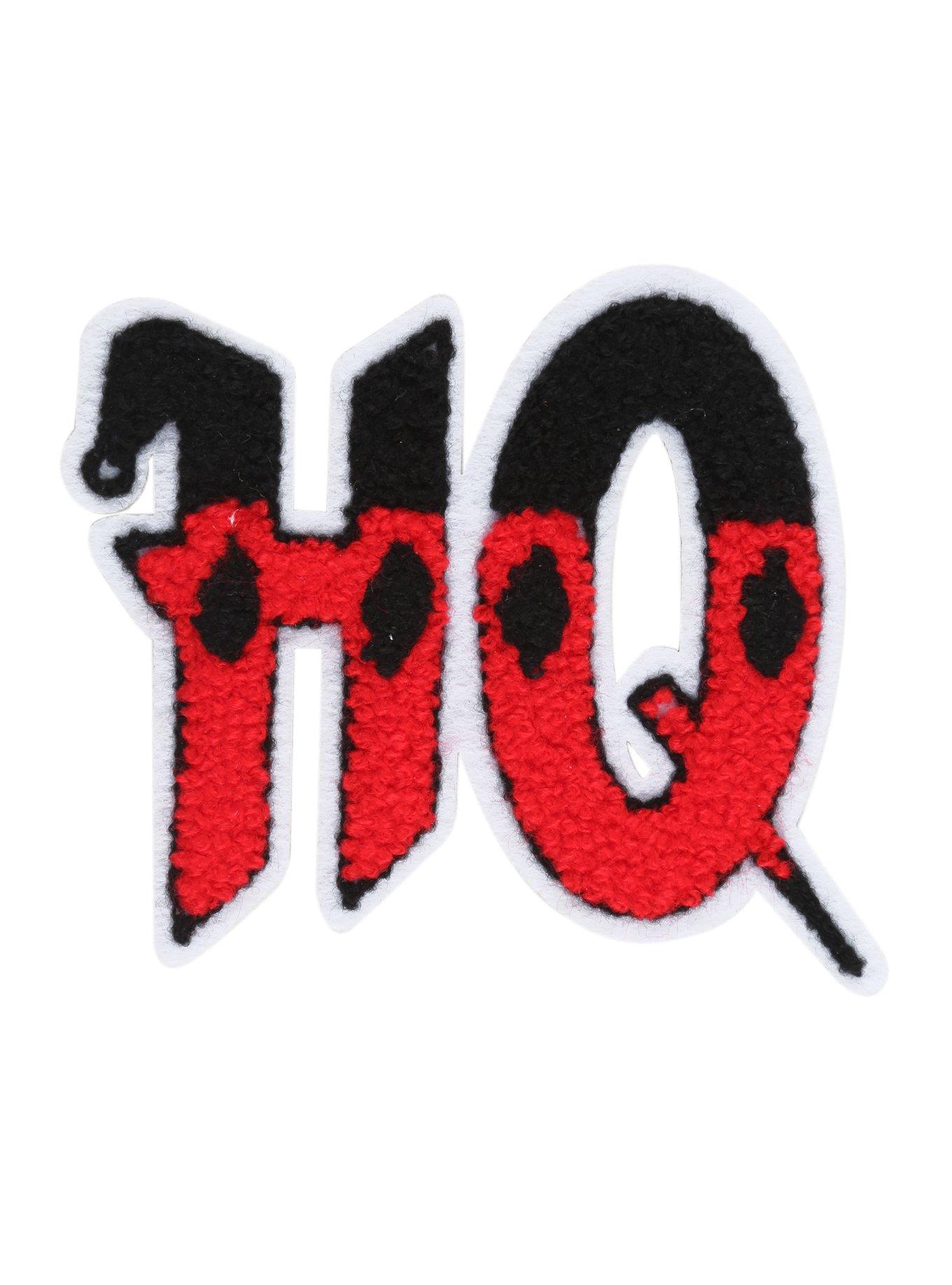 DC Comics Harley Quinn HQ Chenille Iron-On Patch, , hi-res