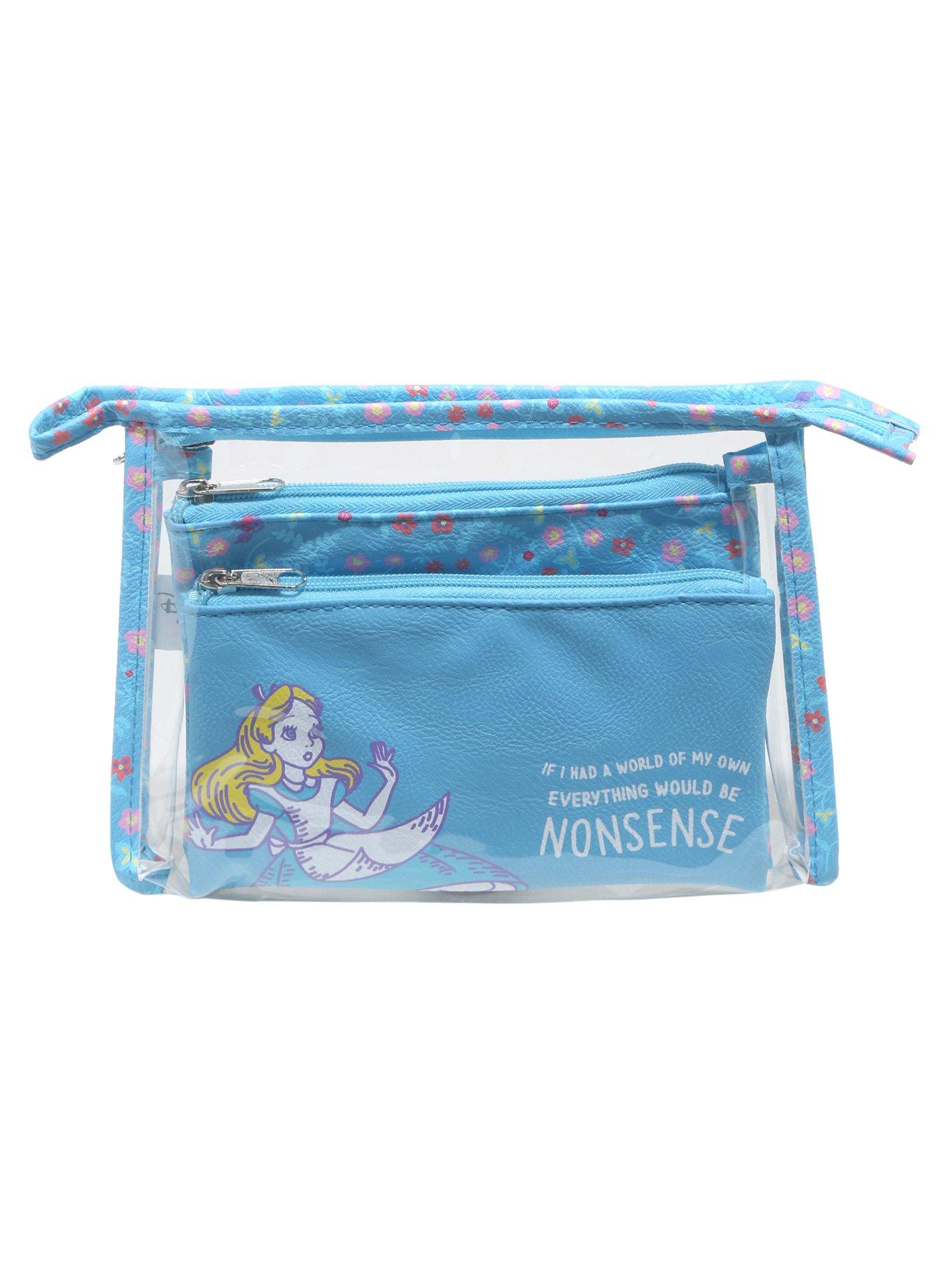 Alice in Wonderland Pouch, Zipper Makeup Pouch