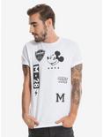 Disney Mickey Mouse Black & White Moto T-Shirt, BLACK, hi-res
