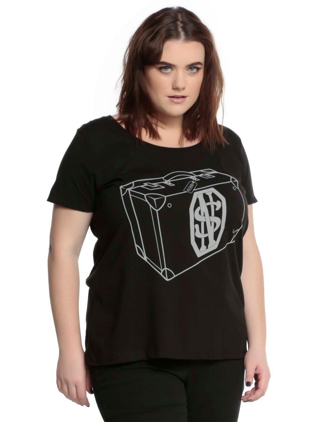 Fantastic Beasts And Where To Find Them Newt's Suitcase Girls T-Shirt Plus Size, BLACK, hi-res