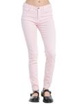 Pastel Pink Skinny Jeans, PINK, hi-res