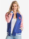 Disney Lilo & Stitch Blue & Pink Womens Souvenir Jacket, NAVY, hi-res