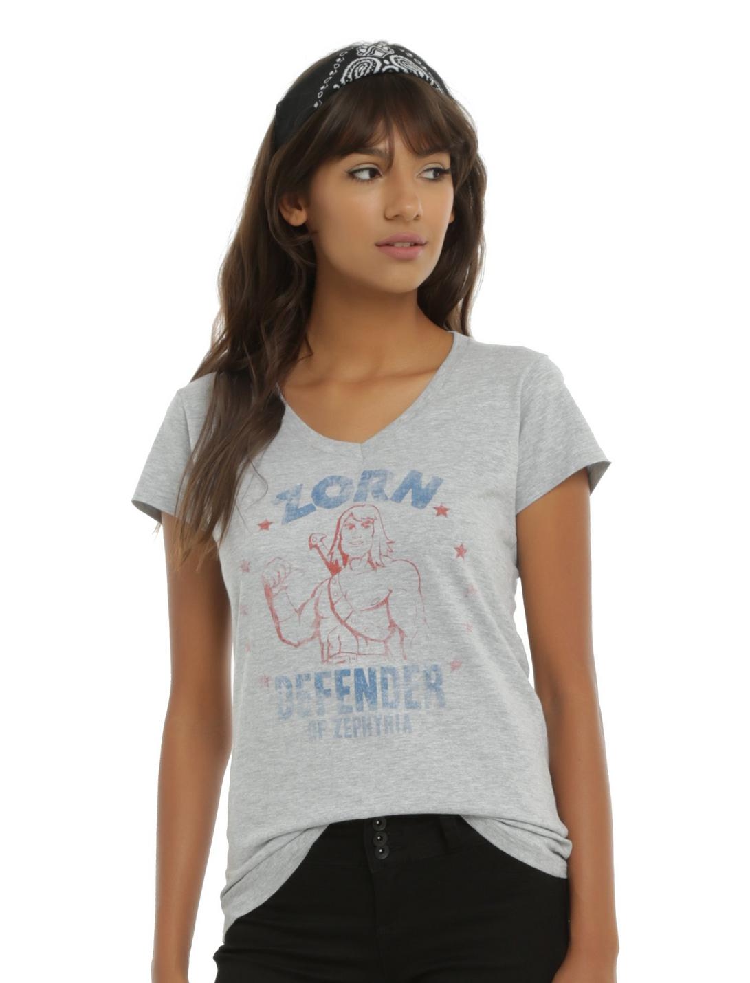Son Of Zorn Defender Girls T-Shirt, GREY, hi-res
