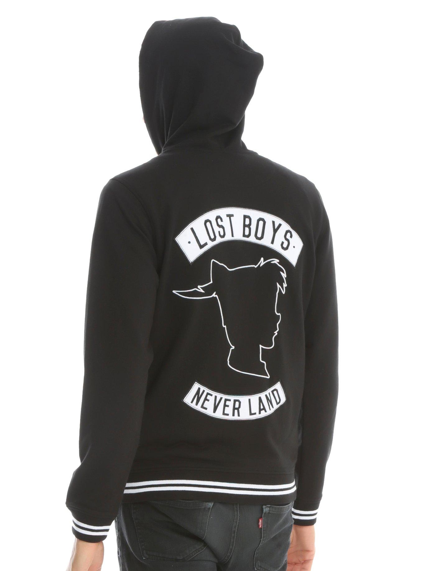 Disney Peter Pan Lost Boys Varsity Jacket, BLACK, hi-res