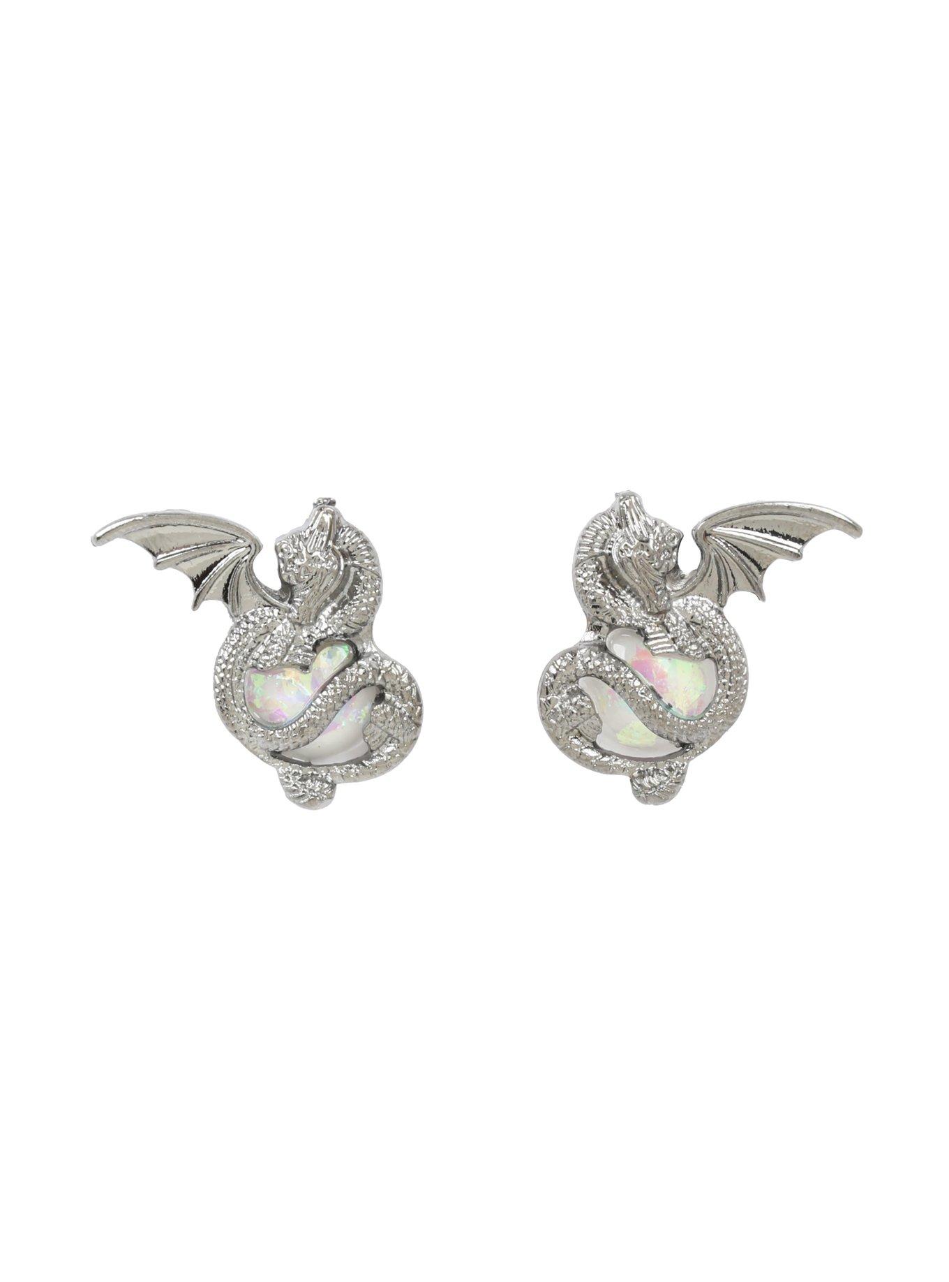 Hot topic dragon 2025 earrings