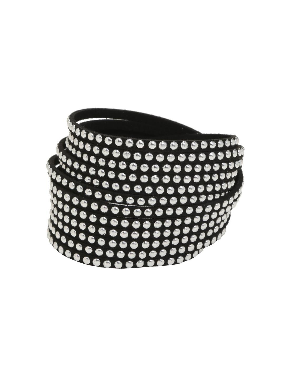 Blackheart Studded Wrap Bracelet, , hi-res