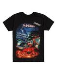 Judas Priest Painkiller Distressed T-Shirt, BLACK, hi-res