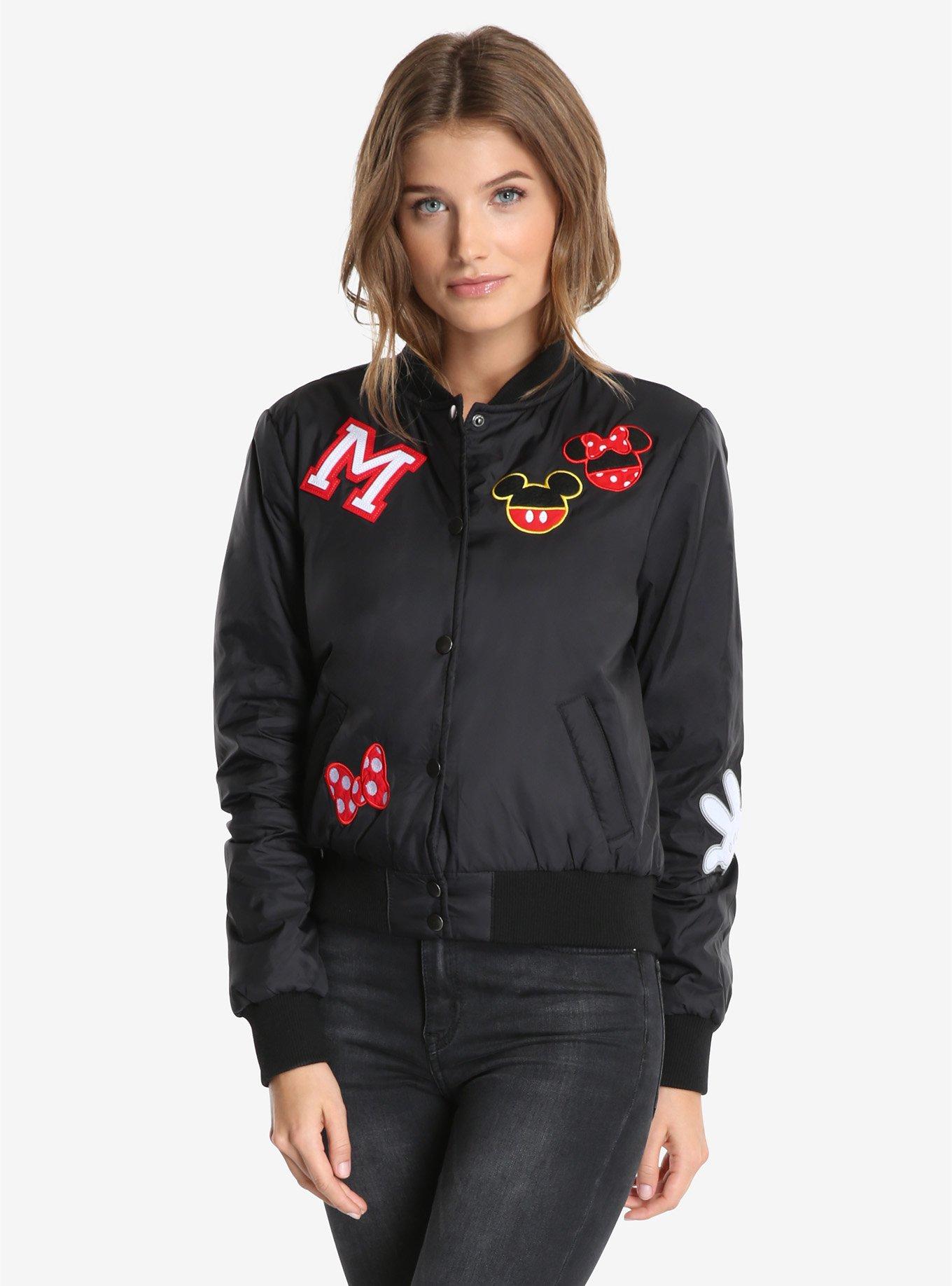 Mickey mouse 2025 varsity jacket womens