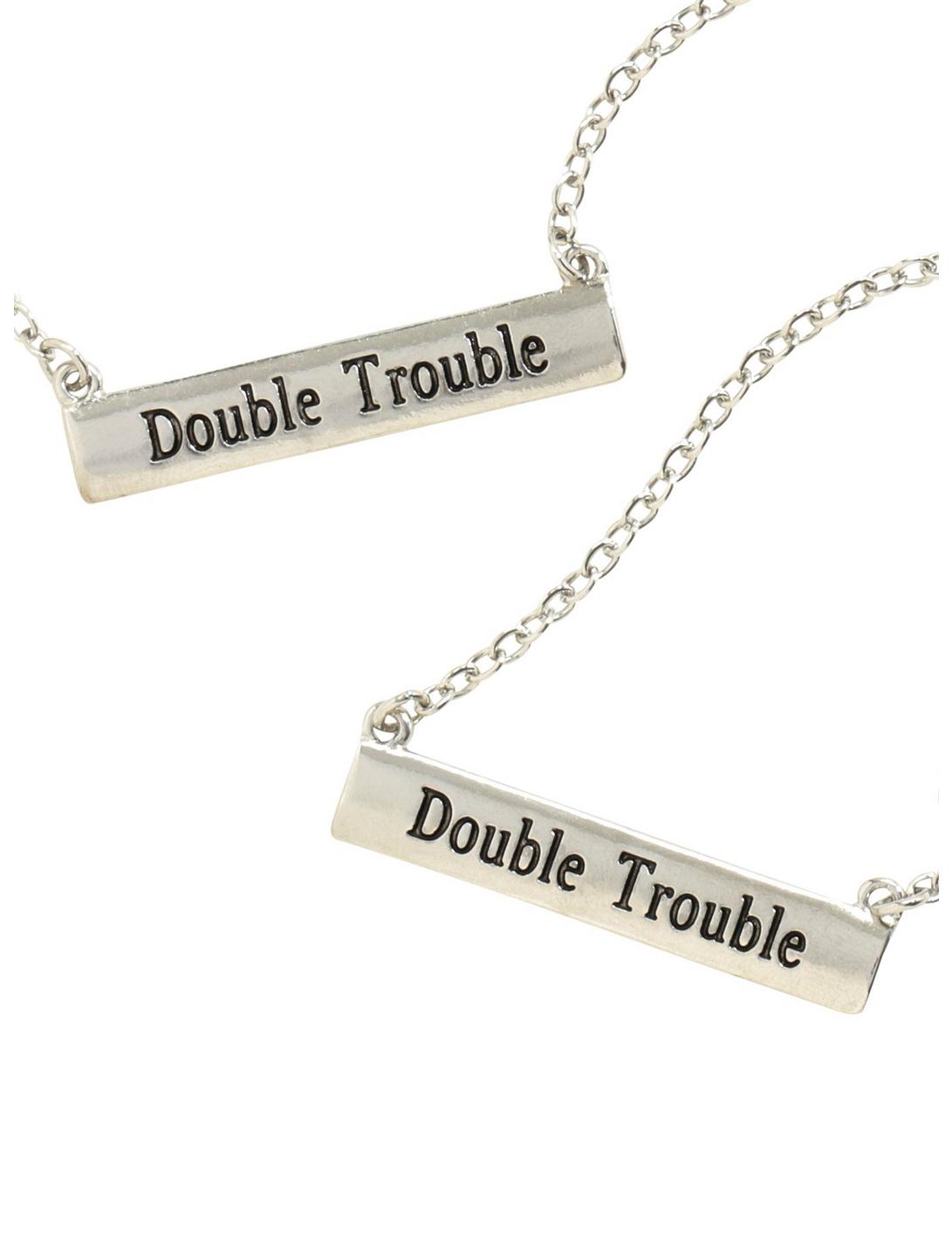 Blackheart Double Trouble Best Friend Necklace Set, , hi-res