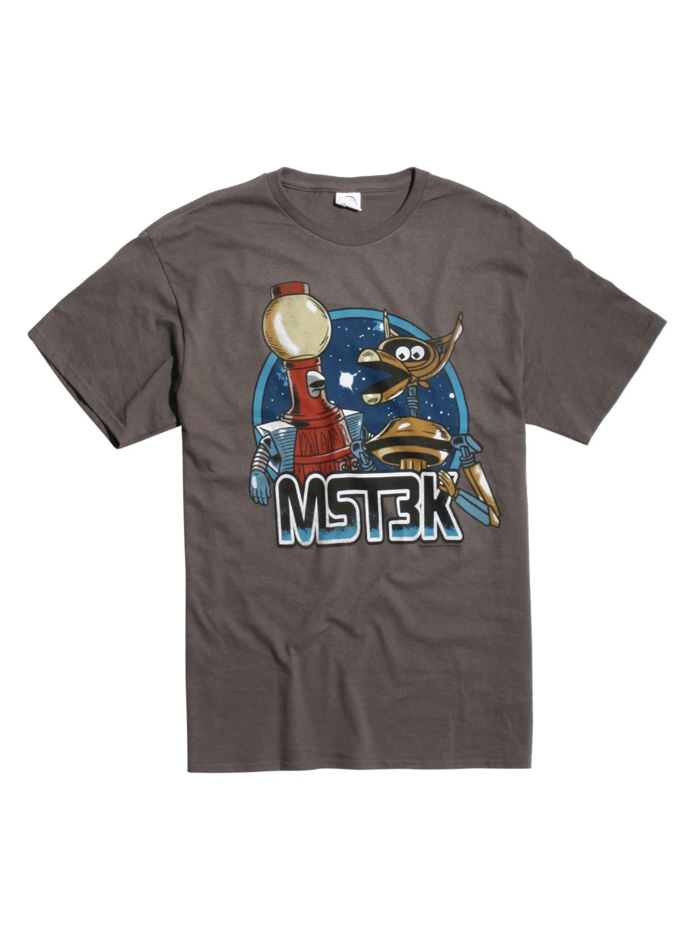 Mystery Science Theater 3000 Robots T-Shirt, CHARCOAL HEATHER, hi-res