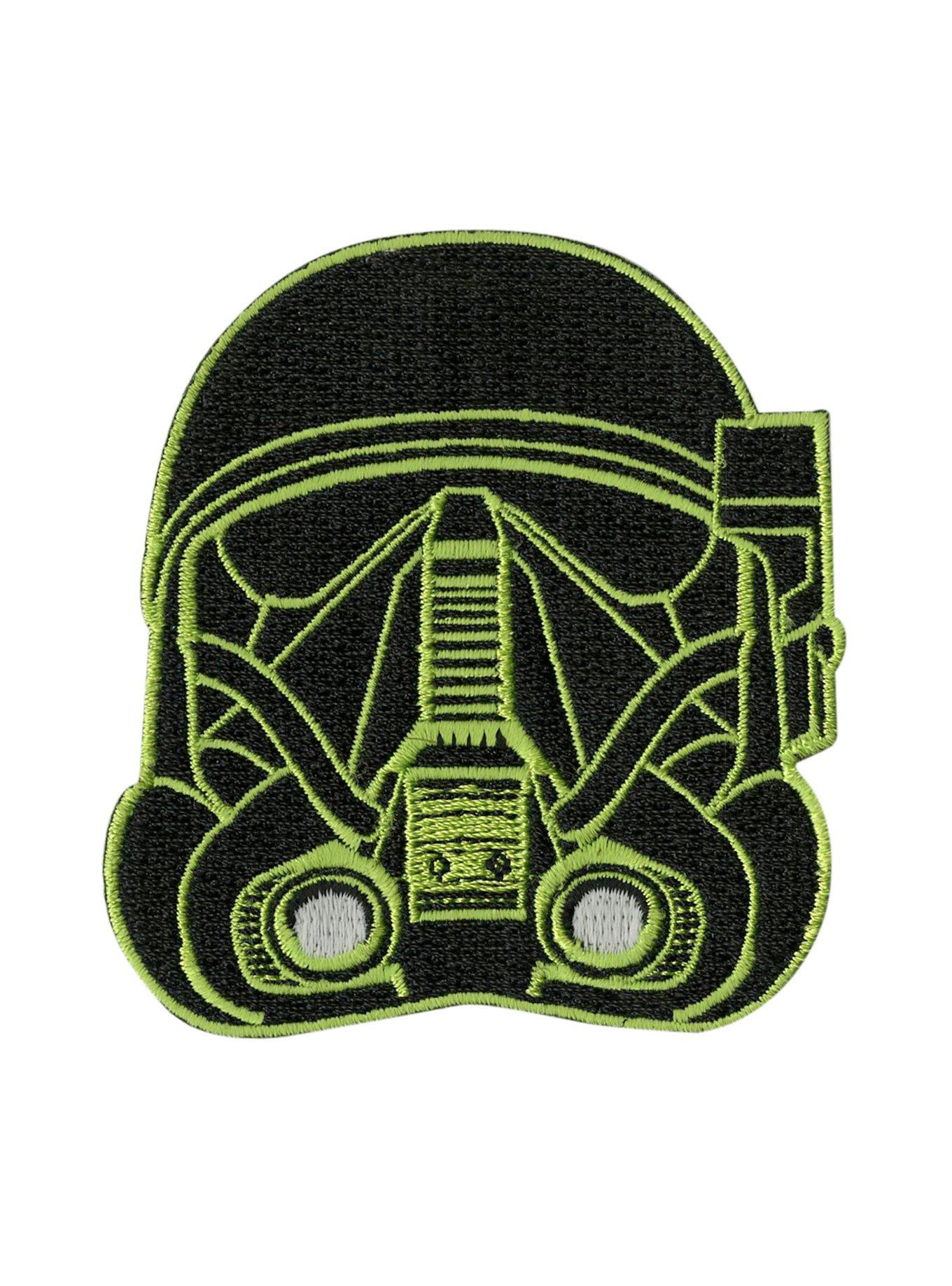 Star Wars: Rogue One Death Trooper Glow-In-The-Dark Iron-On Patch, , hi-res