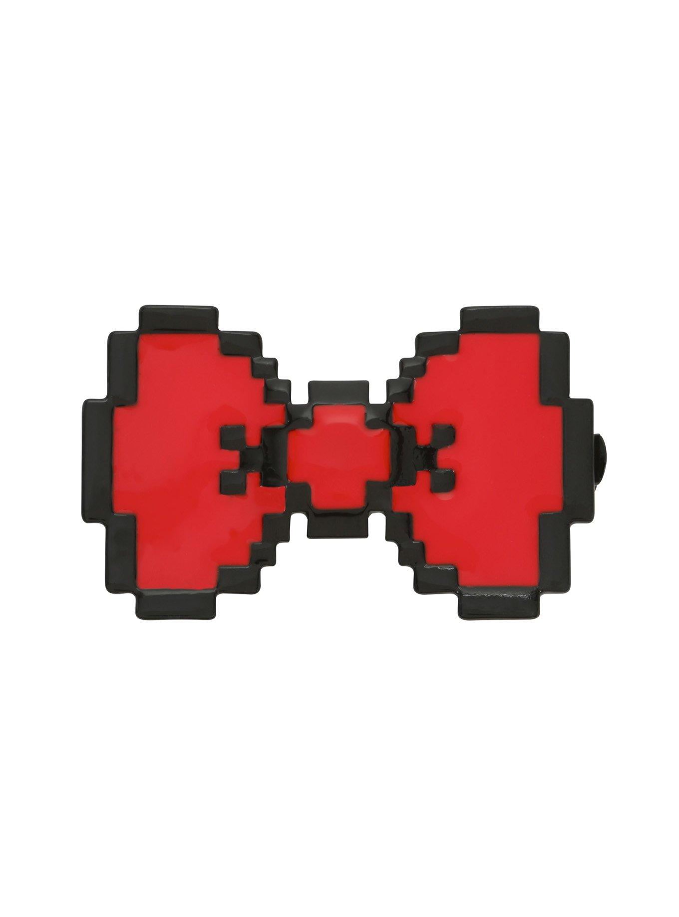 Blackheart 8-Bit Red Bow | Hot Topic