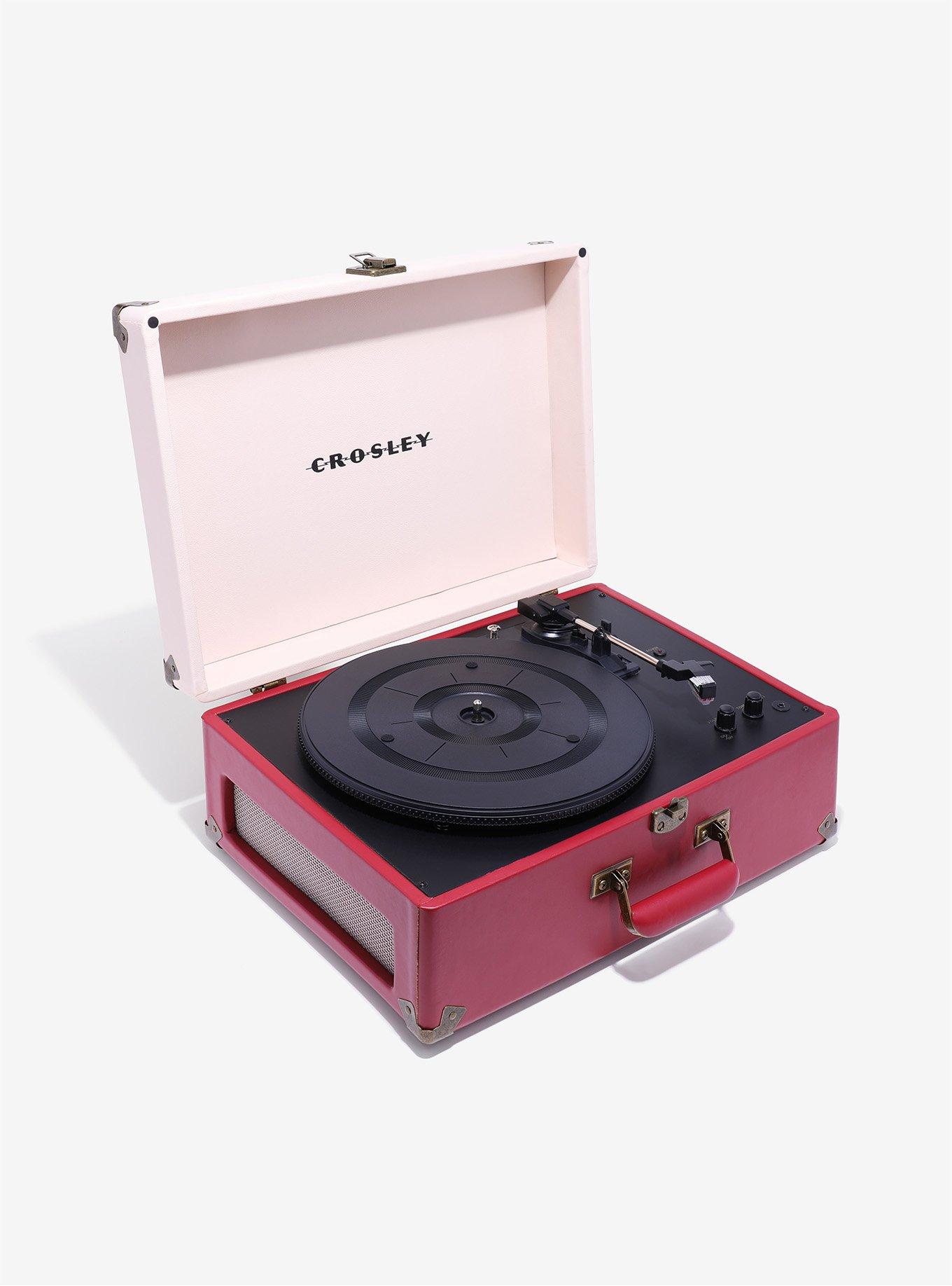 Crosley Keepsake Red & Cream 3-Speed Portable USB Turntable, , hi-res