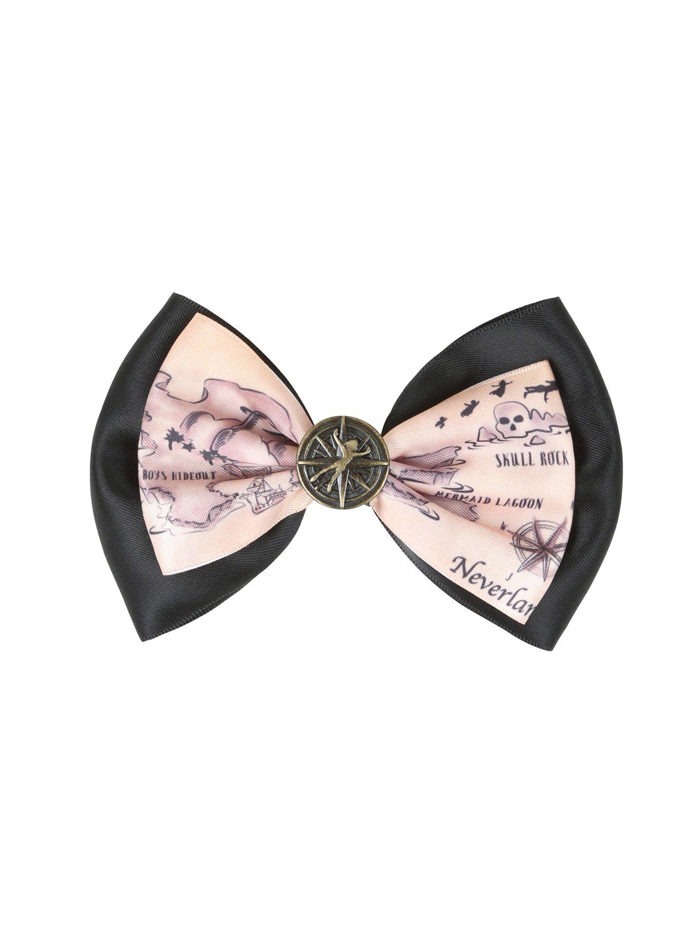 Disney Peter Pan Neverland Map Hair Bow, , hi-res