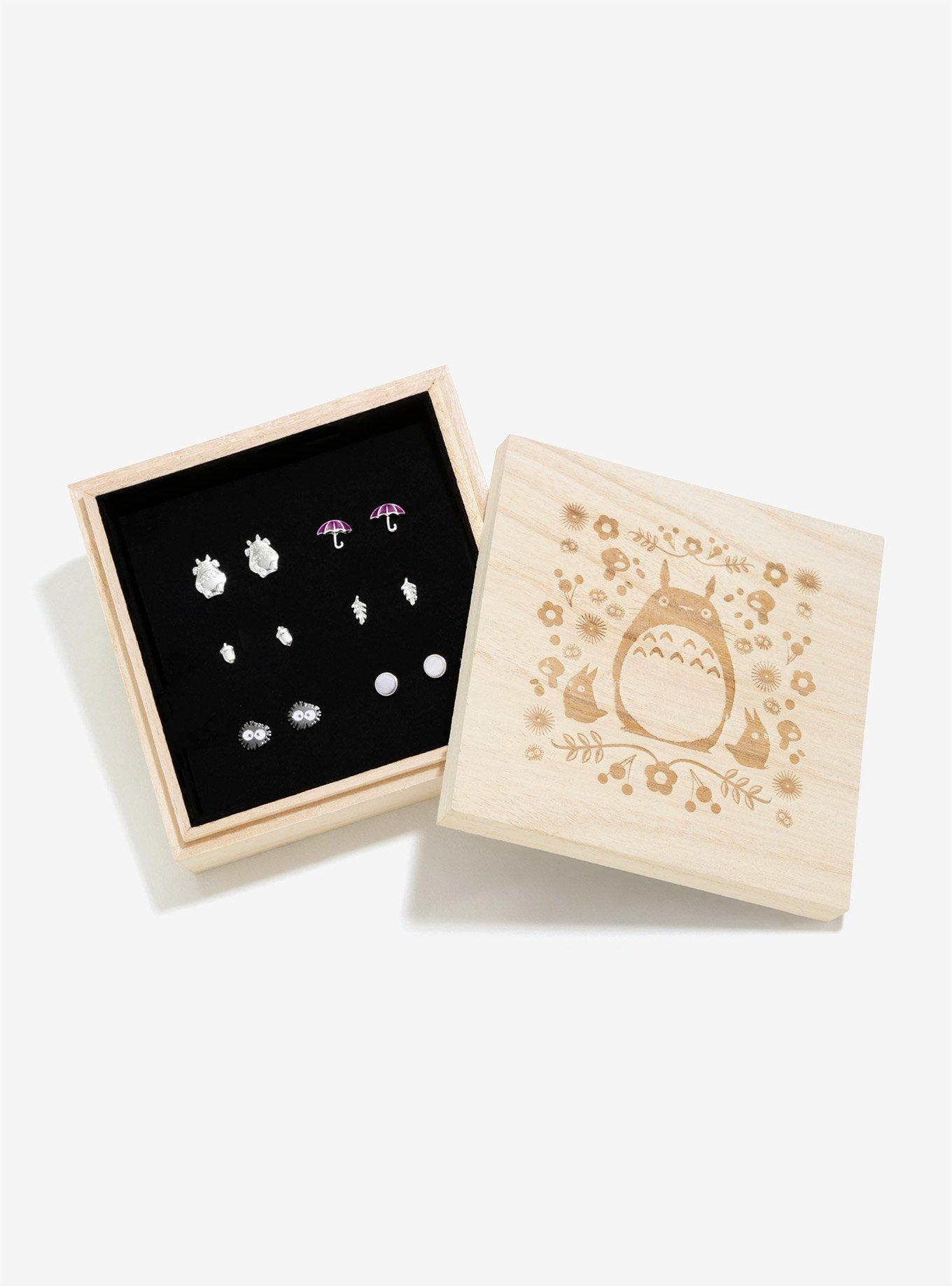 Her Universe Studio Ghibli My Neighbor Totoro Silver Earring Set - BoxLunch Exclusive, , hi-res