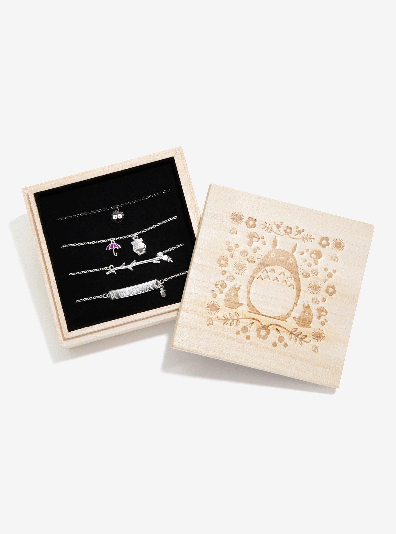 Her Universe Studio Ghibli My Neighbor Totoro Silver Bracelet Set - BoxLunch Exclusive, , hi-res