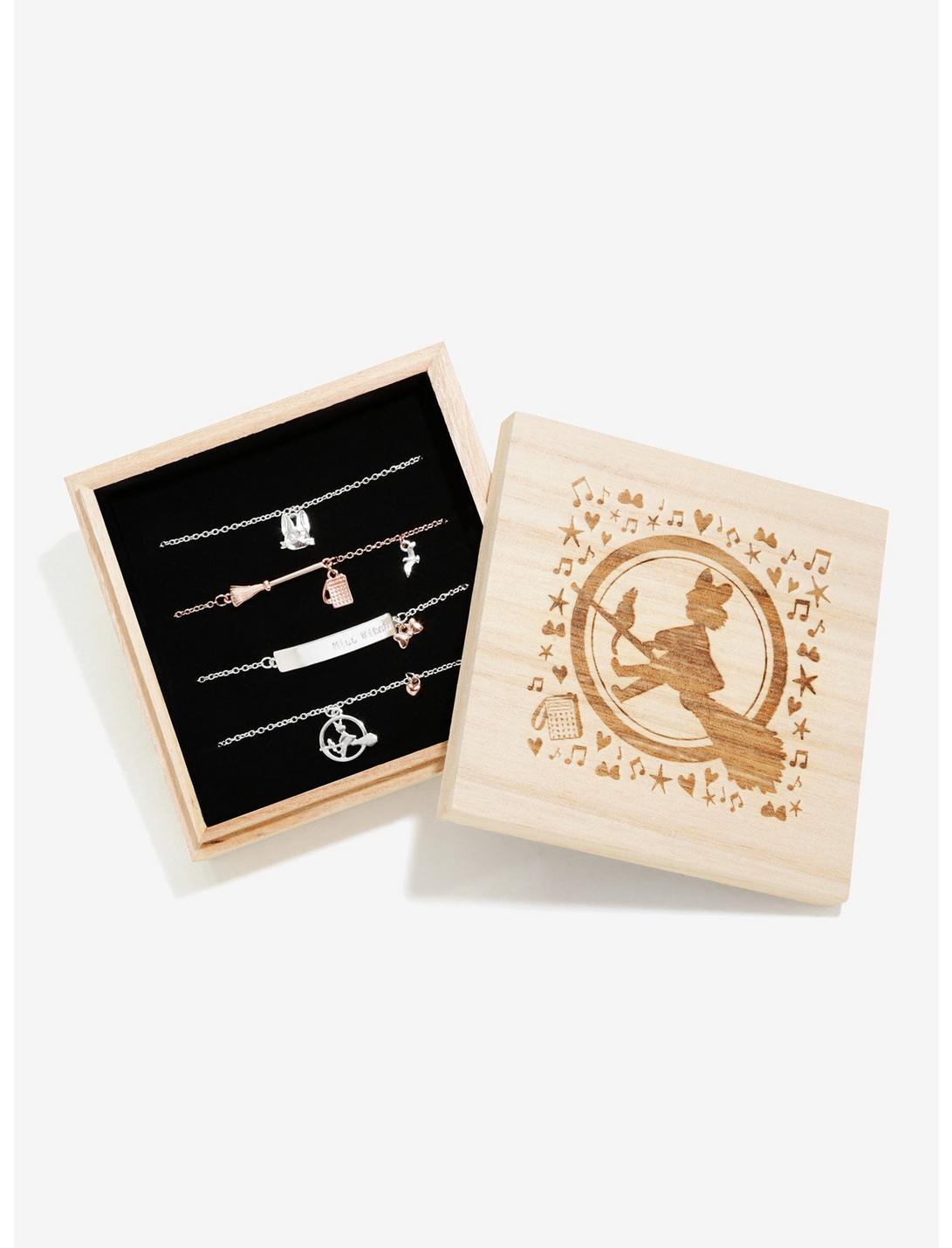 Her Universe Studio Ghibli Kiki's Delivery Service Silver And Rose Gold Bracelet Set - BoxLunch Exclusive, , hi-res