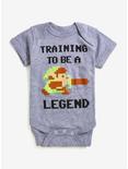 Nintendo The Legend Of Zelda Legend In Training Baby Bodysuit, GREY, hi-res