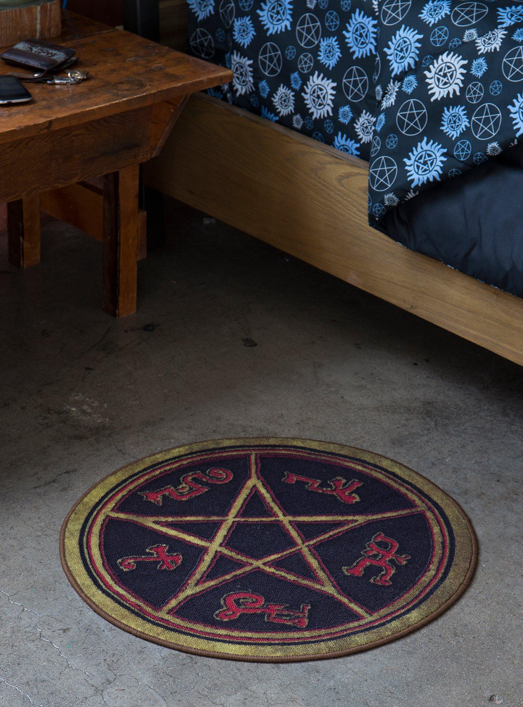 Supernatural Devil's Trap Symbol Doormat, , hi-res