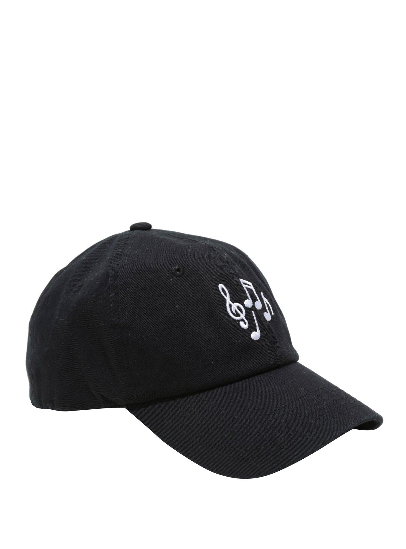 Music Note Cluster Dad Cap, , hi-res