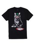 DC Comics Batman The Joker Cat T-Shirt, BLACK, hi-res