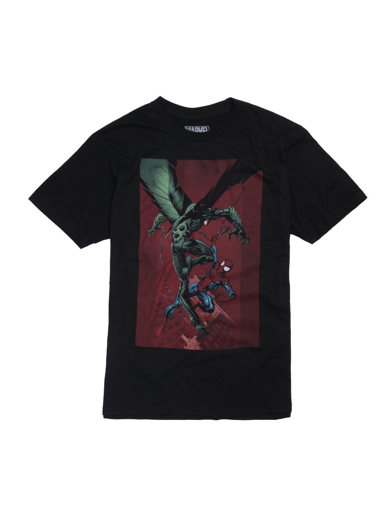 Marvel Spider-Man Vs Vulture T-Shirt, BLACK, hi-res