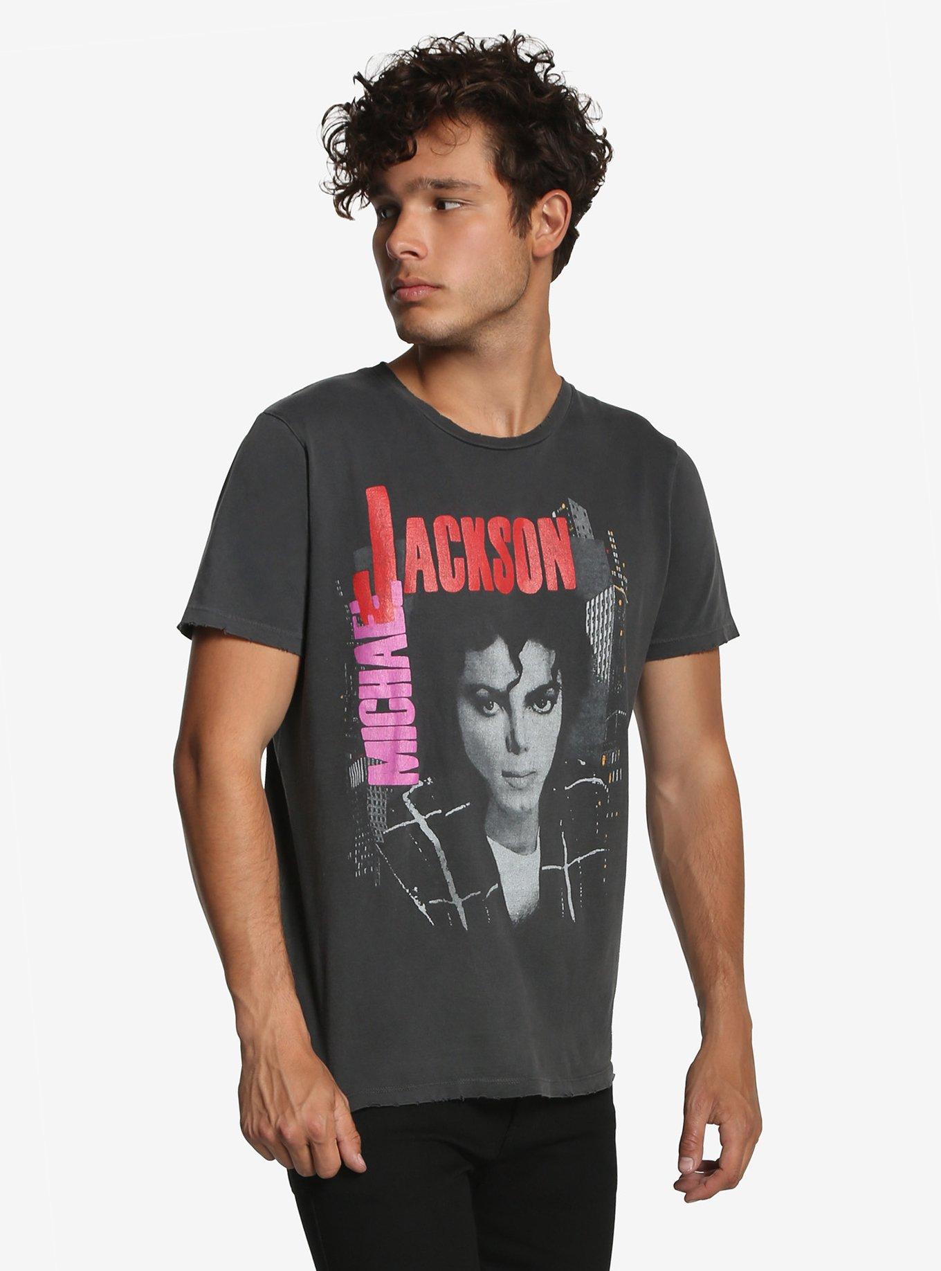 Junk Food Michael Jackson Bad Tour T-Shirt, BLACK, hi-res