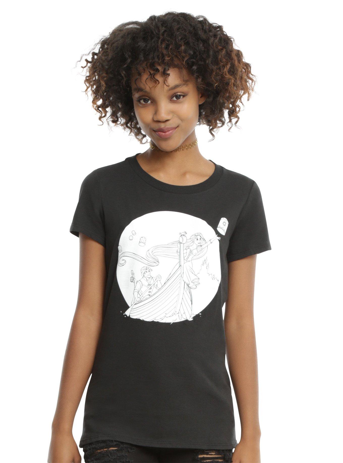 Disney Tangled Boat Glow Girls T-Shirt | Hot Topic