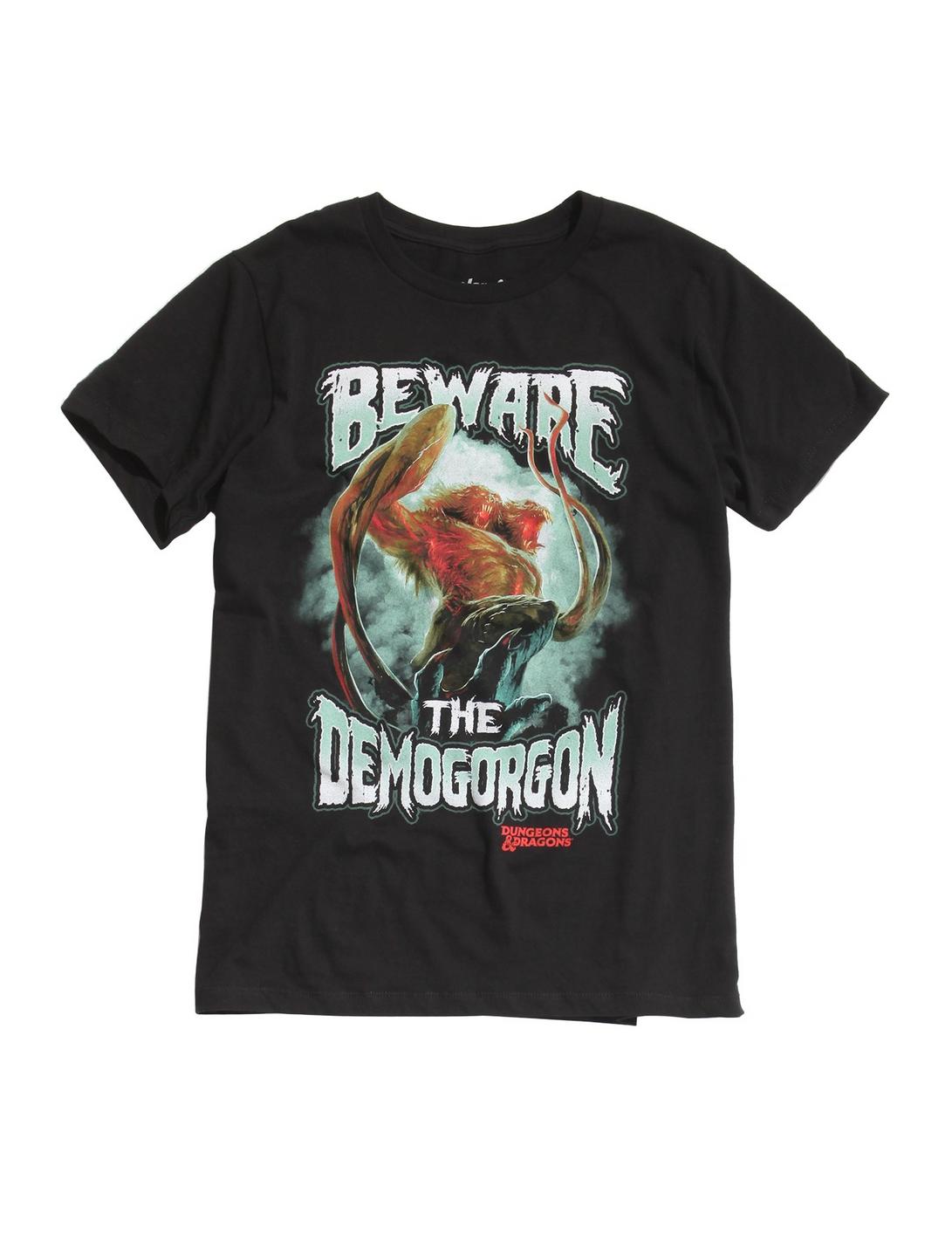 Dungeons & Dragons Beware The Demogorgon T-Shirt, BLACK, hi-res