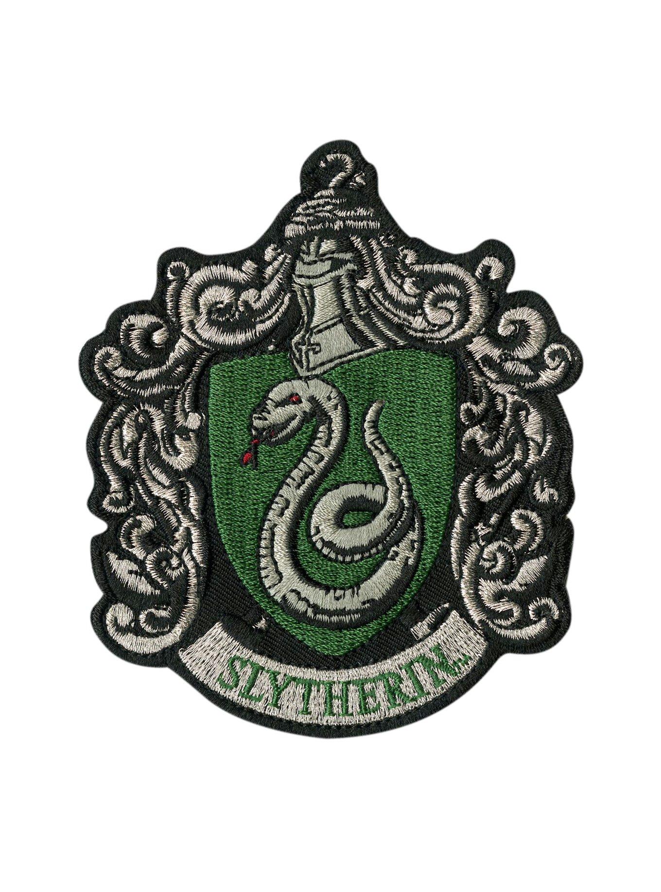 Harry Potter Slytherin Crest Iron-On Patch, , hi-res