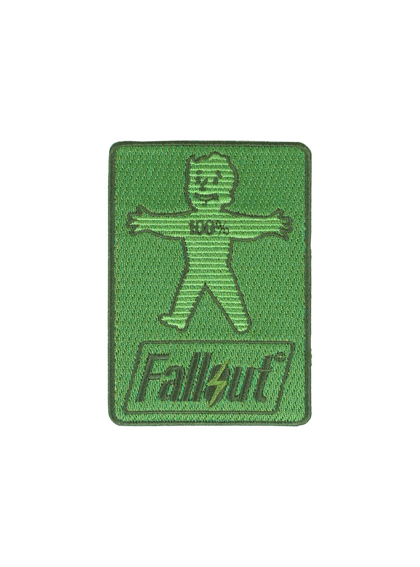 Fallout 100% Vault Boy Iron-On Patch, , hi-res