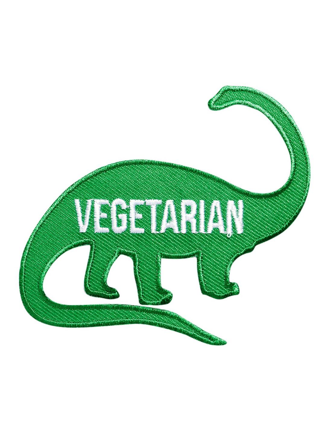 Loungefly Vegetarian Dinosaur Iron-On Patch, , hi-res
