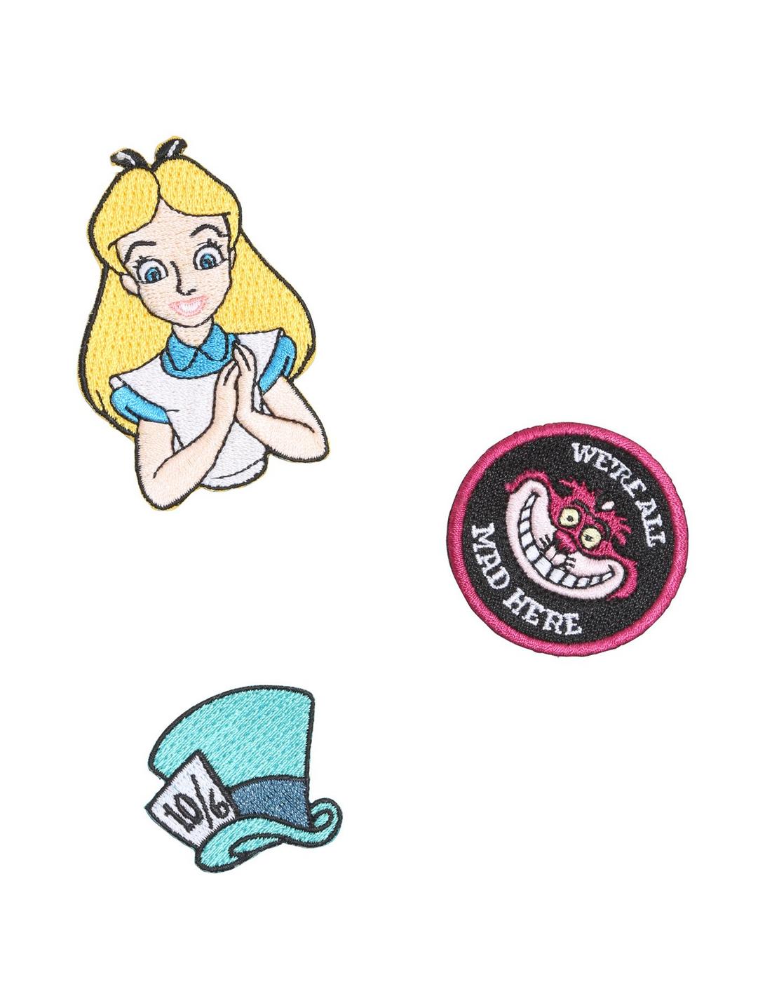 Loungefly Disney Alice In Wonderland Sticker Patches, , hi-res