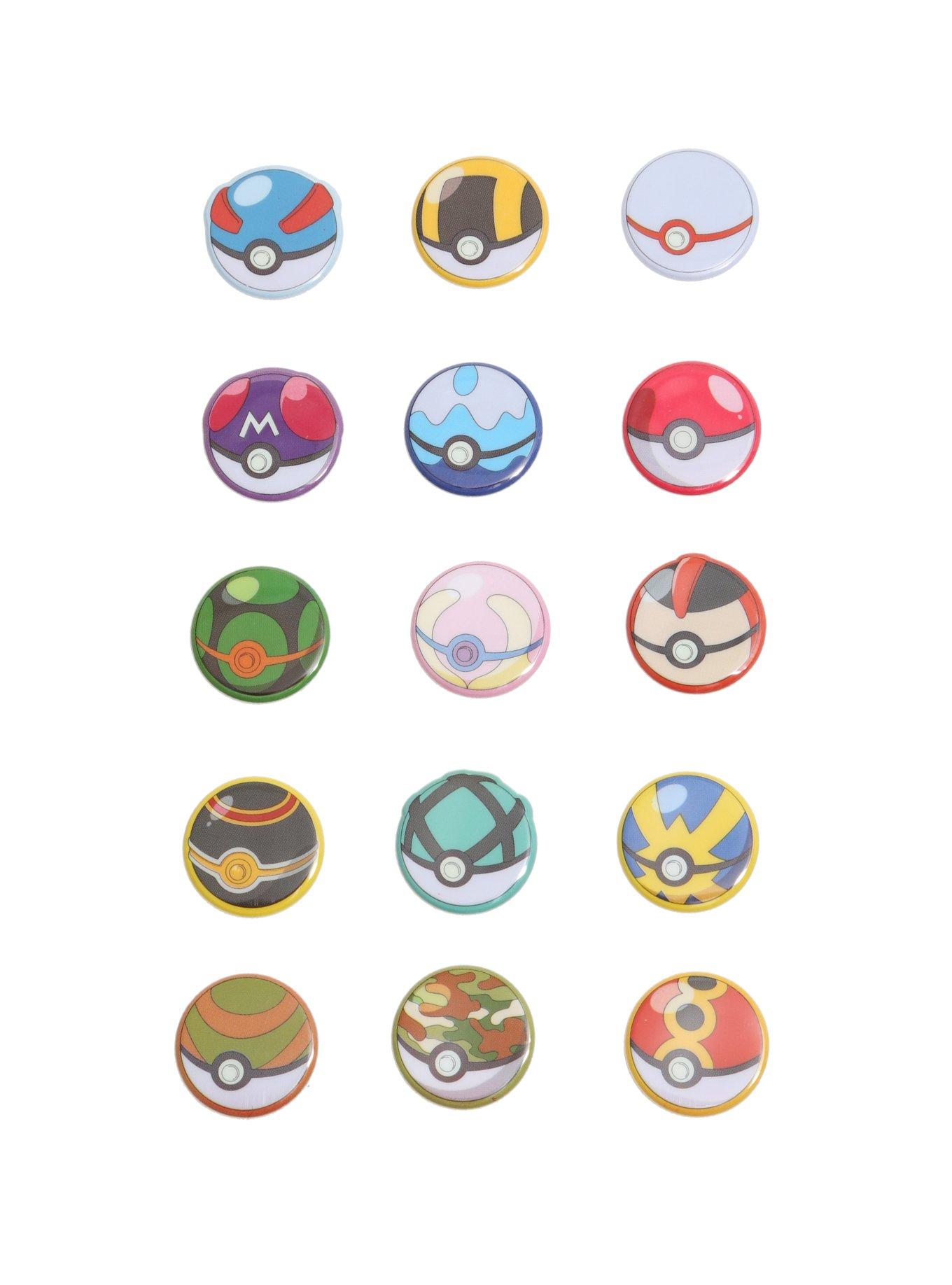 Loungefly Pokemon Poke Balls Puffy Sticker Pack, , hi-res