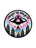 Loungefly I Want To Believe Iron-On Patch, , hi-res